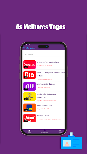 Android application Vagas de Emprego - Juber screenshort