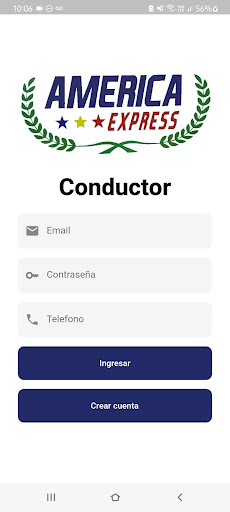 Android application America Express Conductor screenshort