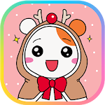 Cover Image of Download 에비츄 카카오톡 테마 - 러블리 크리스마스 핑크 8.0.0 APK