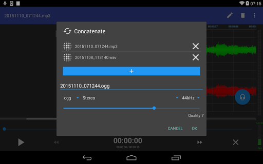 Screenshot of RecForge II - Audio Recorder