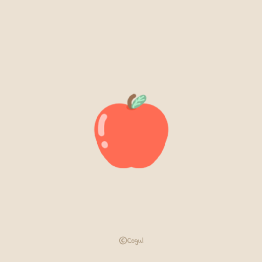 카카오톡 테마 - 심플애플톡_소프트베이지 logo