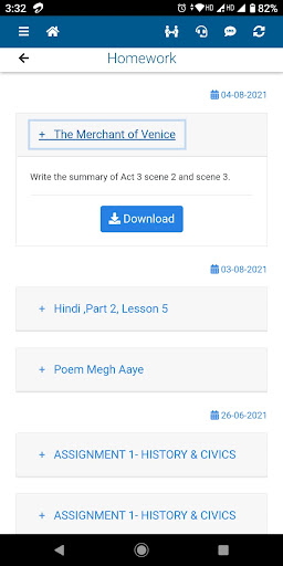 Android application St.Paul's Sr. Sec School Etah screenshort