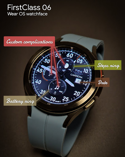 FirstClass 06 WearOS watchface Screen 3