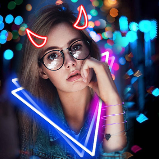 Neon Photo Editor Effects App Auf Windows herunterladen