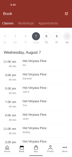 Hot Yoga Downtown Albuquerque Screen 2
