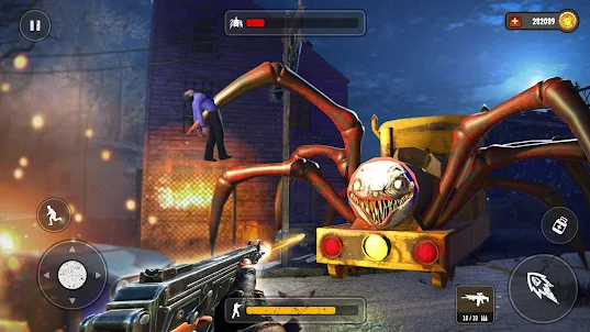 Scary Spider Train Survival 3D