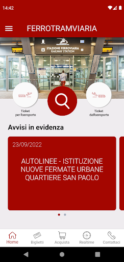 Android application Ferrotramviaria S.p.A. screenshort