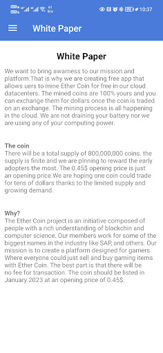Ether Coin