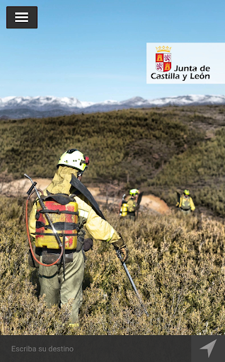 Android application Incendios Forestales Castilla screenshort