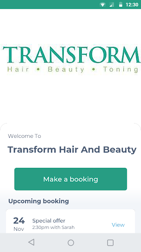 Android application Transform Hair And Beauty screenshort