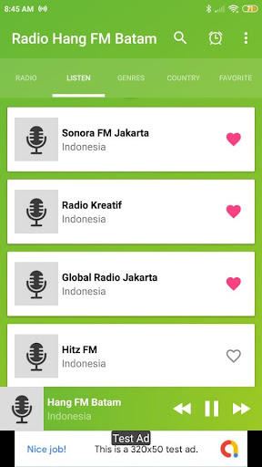 FM radio hang fm batam App ID Screen 2