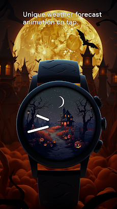 Horizon Halloween Watch Faceのおすすめ画像5