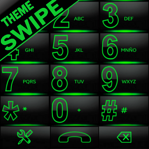 THEME SWIPE DIALER SPETRA GREE 1.0 Icon