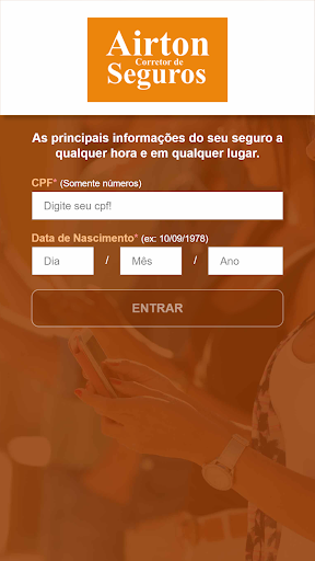 Android application Airton Seguros screenshort
