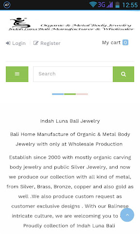 Android application ILB Jewelry screenshort