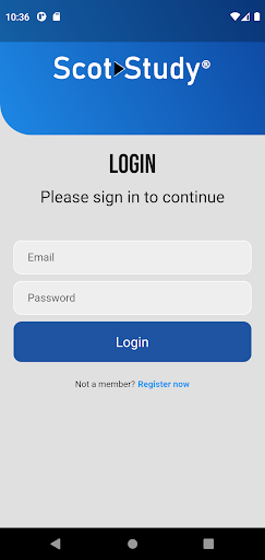 Android application Scot-Study screenshort
