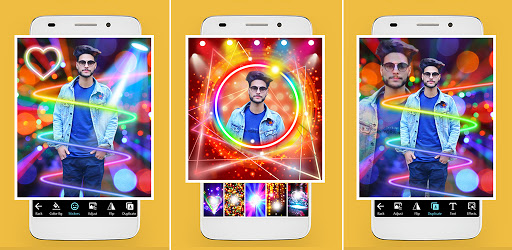 Neon photo editor and frames