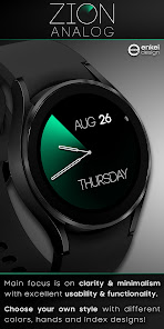 Captura 4 ZION Analog - watch face android