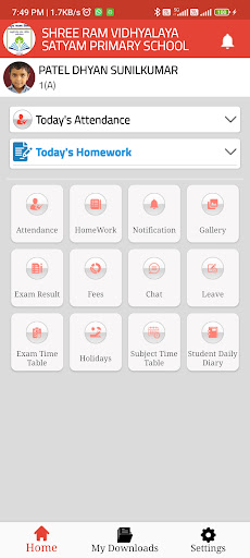 Android application Govinda Foundation Parents App screenshort