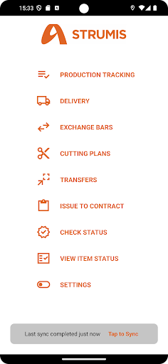 Android application STRUMIS Mobility screenshort
