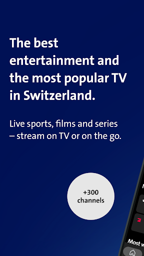 Android application Swisscom blue TV screenshort