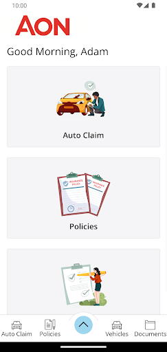 Aon Direct Personal Insurance Screen 2