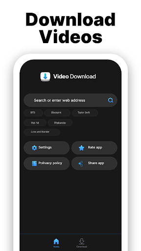 Android application Video Downloader screenshort