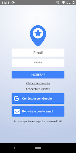 Android application Pretii screenshort