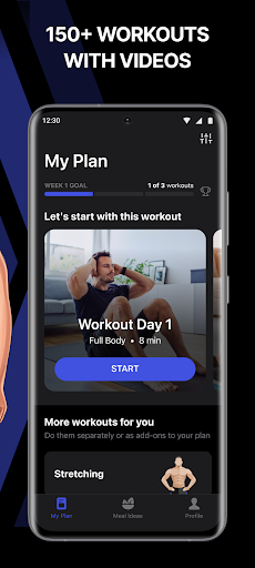 Organic Man－Workout & Fitness Screen 2