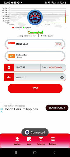 AVA VPN Screen 2