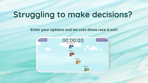 Android application Random Race: Decision Maker screenshort