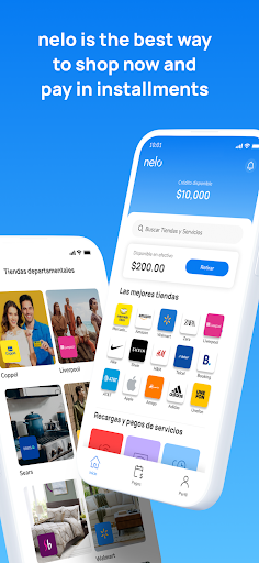Android application Nelo: pay in quincenas screenshort