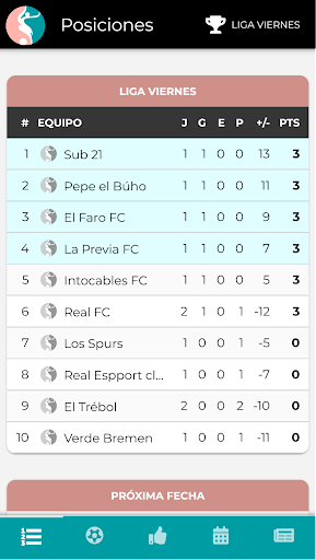 Android application Liga FF8 screenshort