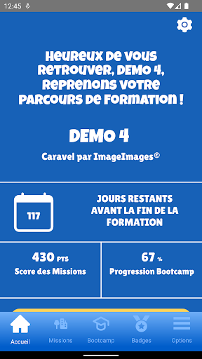 Android application [DEMO] Caravel Learner screenshort