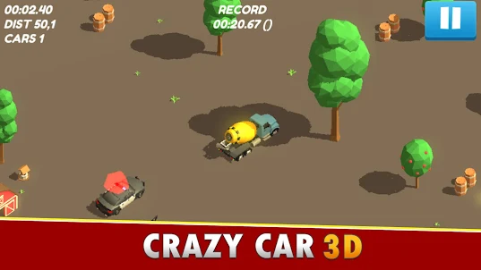 Crazy Car 3D : Wanted