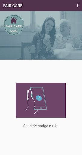 Android application FAIR CARE Zorgcheck screenshort