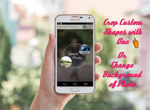 Android application Copy Paste Photo - Cut screenshort