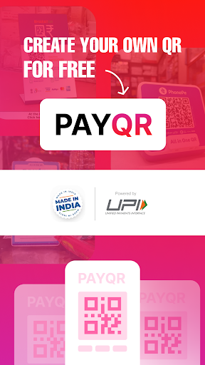 Android application PayQR - UPI QR generator screenshort