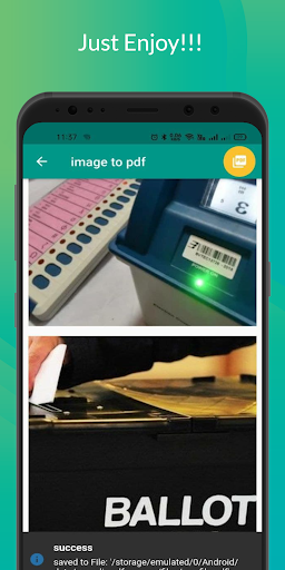 PDF SCANNER - Create the pdf Screen 3