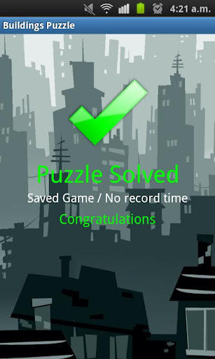 Buildings Puzzle Screen 3