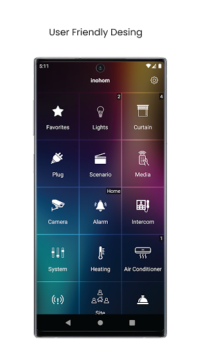 Android application inohom+ screenshort