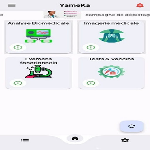 Android application Yameka screenshort