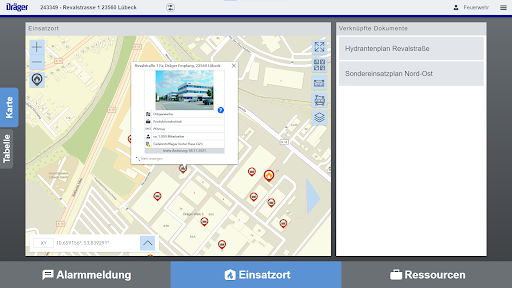 Dräger Smart Rescue System Screen 3