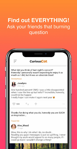 CuriousCat - Anonymous Q&A Screen 2