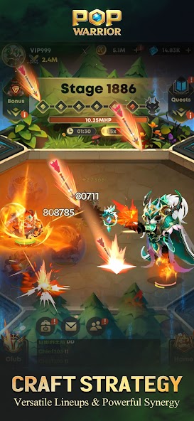 POP Warrior 0.0.27 APK + Mod (Remove ads / Mod speed) for Android