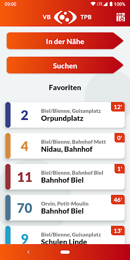 Android application VB-Echtzeit screenshort