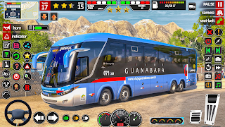 Hill Bus Driving Bus Game 3D - Screenshot 1