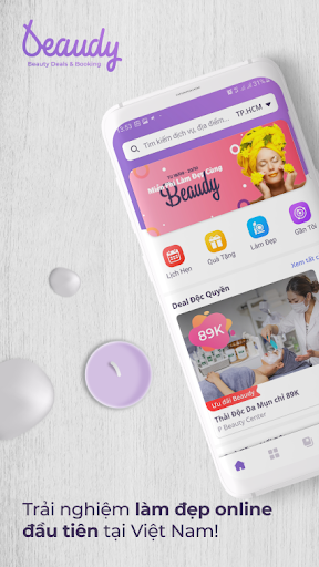 Beaudy - Ưu đãi làm đẹp & Đặt  Screenshot 1 - AppWisp.com