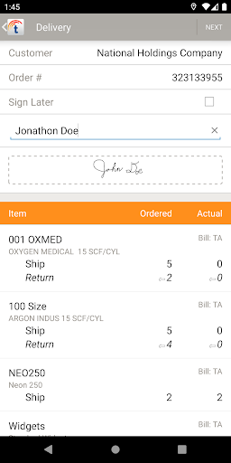 TrackAbout Screen 3
