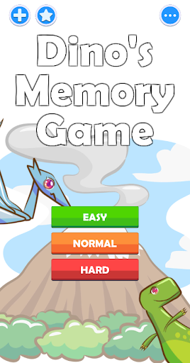 Android application Dino's Memory Game screenshort